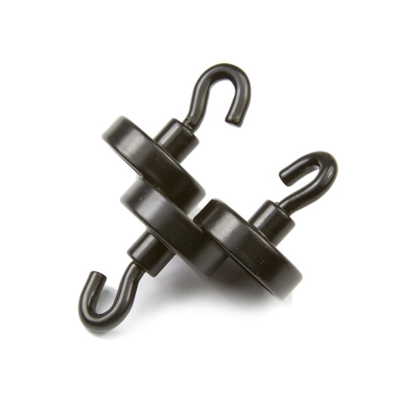Oală magnetică cu cârlig (cârlig magnetic) diam. 25 N neagră