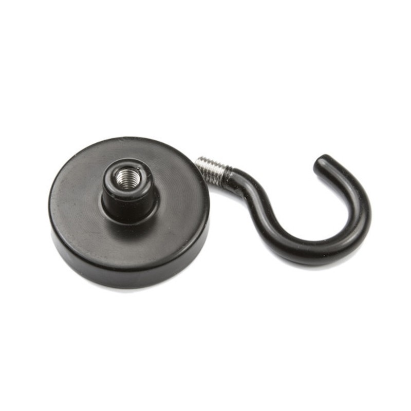 Oală magnetică cu cârlig (cârlig magnetic) diam. 32 N neagră