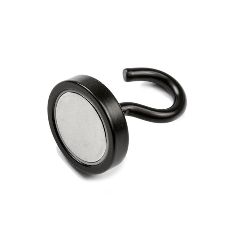 Oală magnetică cu cârlig (cârlig magnetic) diam. 32 N neagră