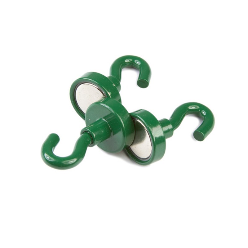 Oală magnetică cu cârlig (cârlig magnetic) diam. 16 N verde