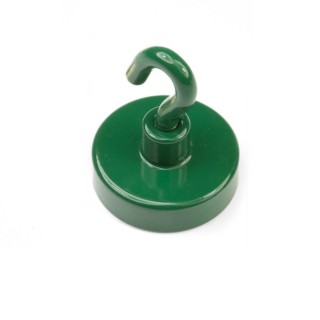 Oală magnetică cu cârlig (cârlig magnetic) diam. 25 N verde