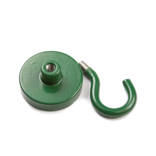 Oală magnetică cu cârlig (cârlig magnetic) diam. 32 N verde