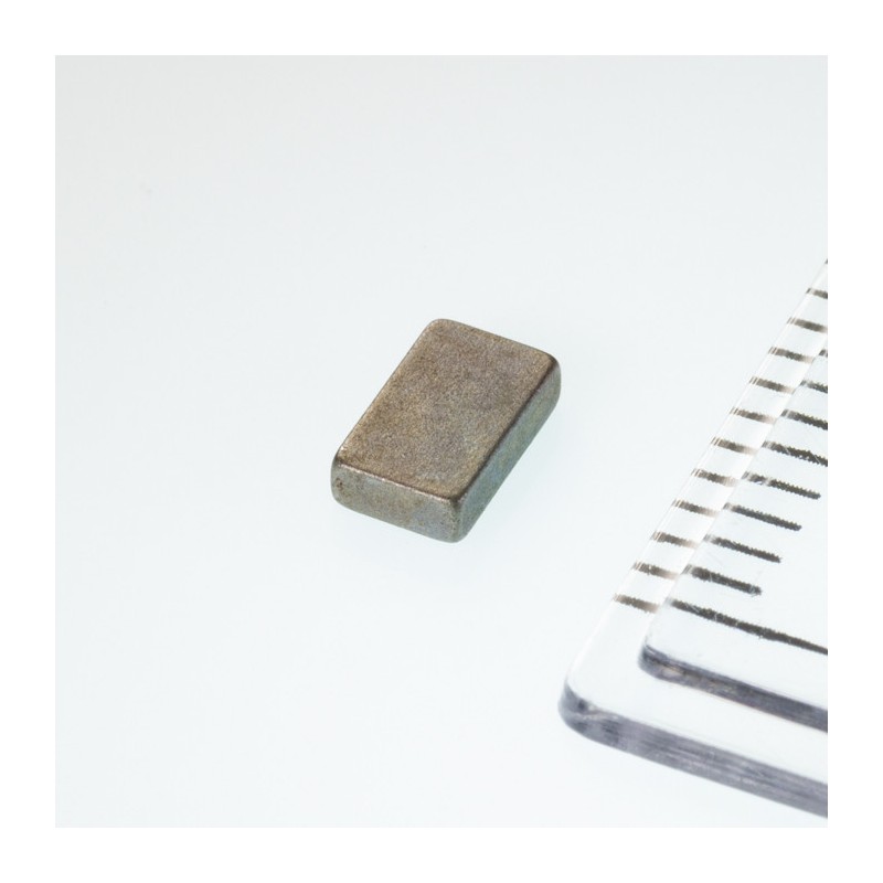 Magnet neodim bloc 5x3x1,3 P 180 °C, VMM5UH-N35UH