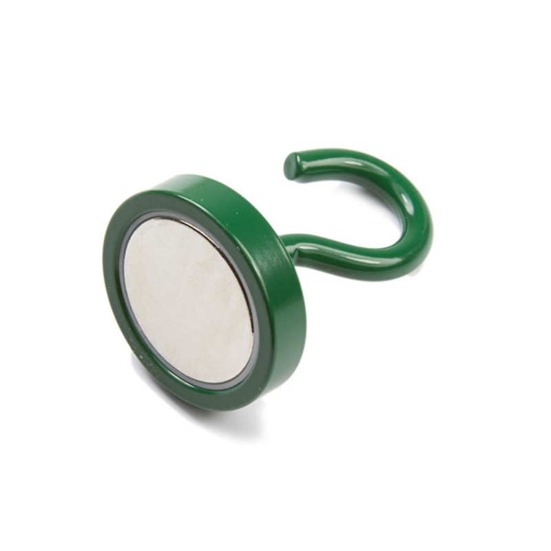 Oală magnetică cu cârlig (cârlig magnetic) diam. 32 N verde