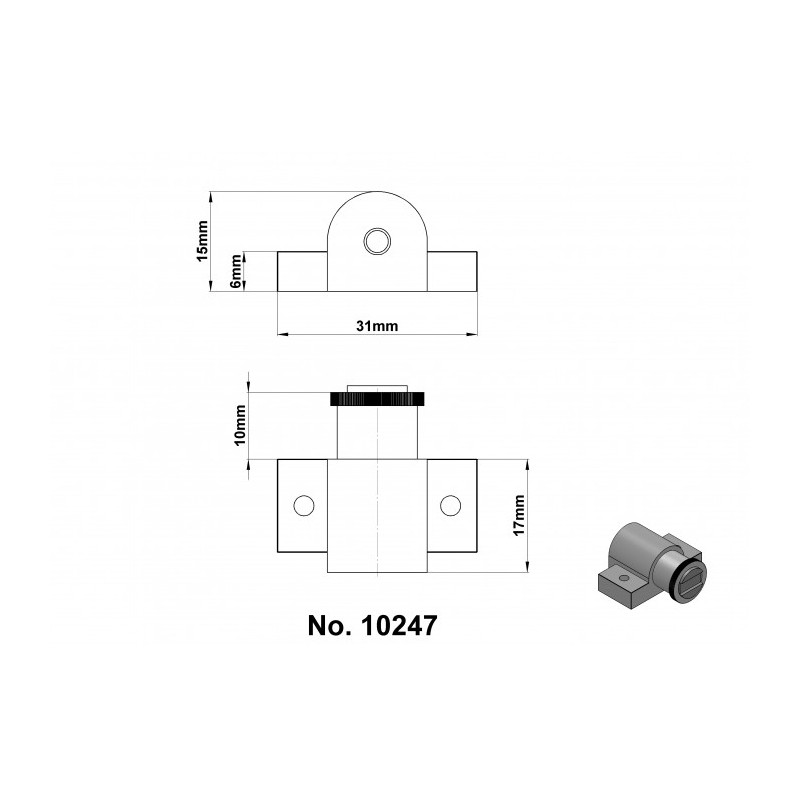 Magnet sub gresie - de neodim