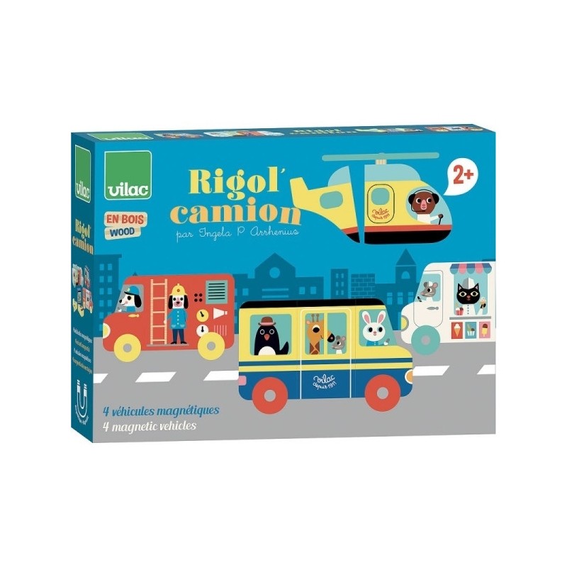 Vilca puzzle magnetic Echipa de salvare – 12 piese