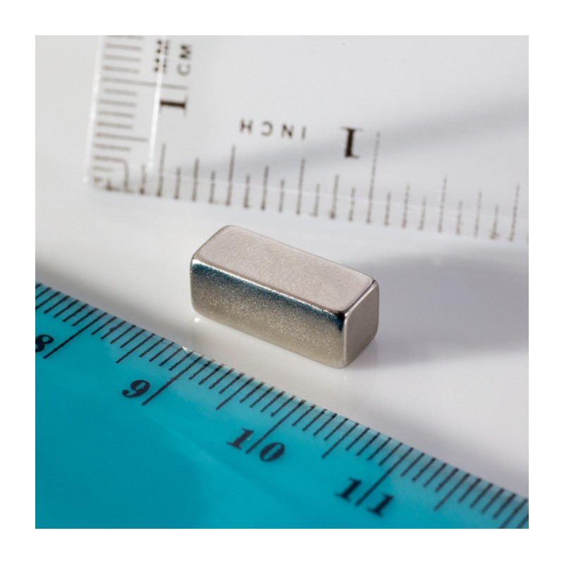 Magnet neodim bloc 15x6x6 N 80 °C, VMM10-N50