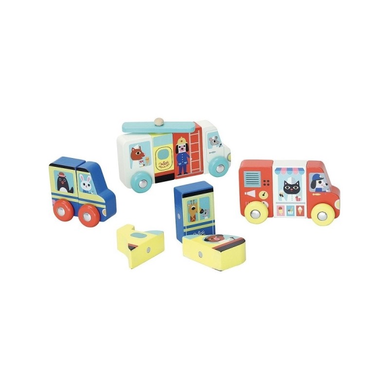 Vilca puzzle magnetic Echipa de salvare – 12 piese