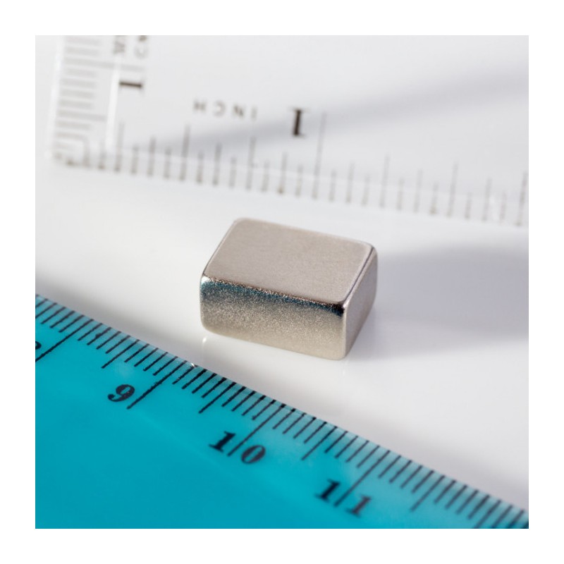 Magnet neodim bloc 9,6x6,3x13,1 N 80 °C, VMM4-N35