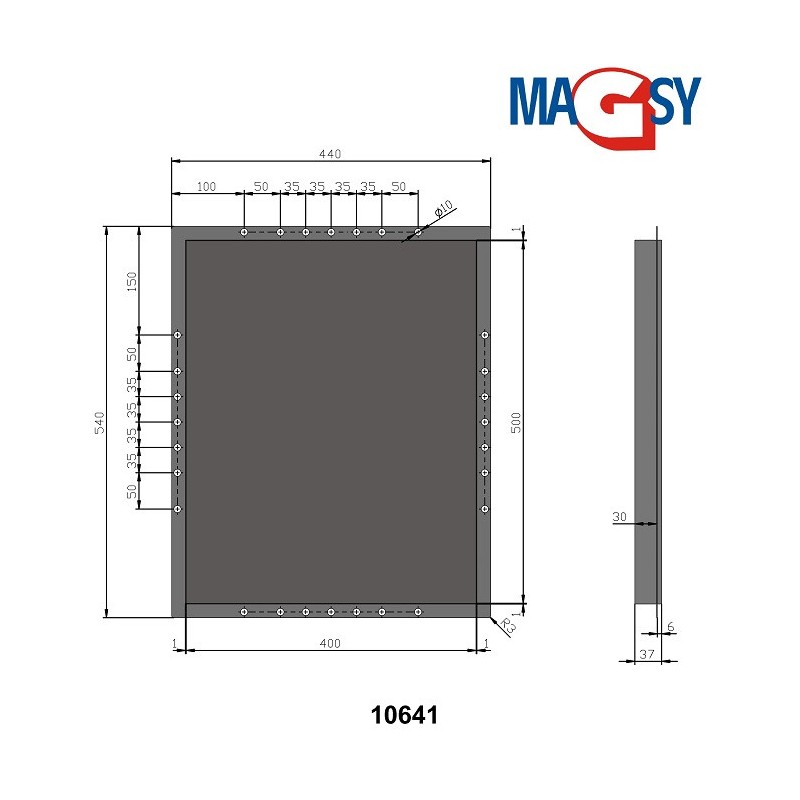 Ușiță magnetică 400x500 mm