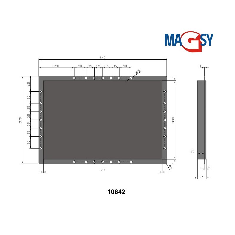 Ușiță magnetică 500x330 mm