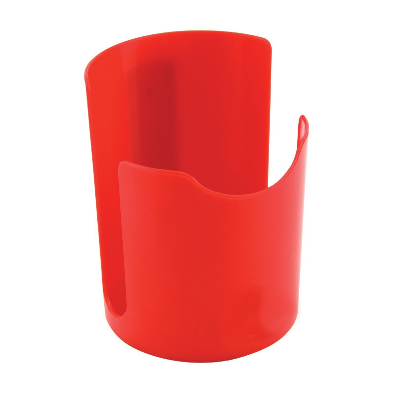 Suport magnetic roșu pentru pahar