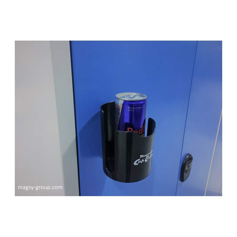Suport magnetic negru pentru pahar