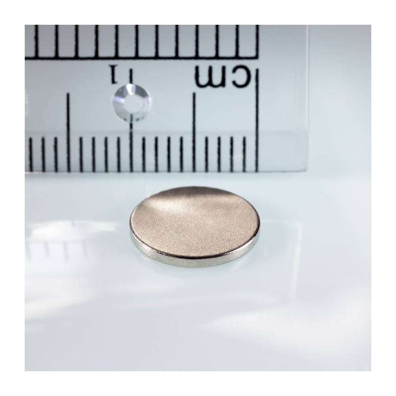 Magnet neodim cilindru cu diam.10x1,5 N 80 °C, VMM4-N35