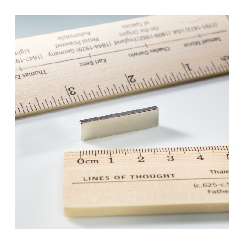 Magnet neodim bloc 30x7,5x2,5 N 180 °C, VMM5UH-N35UH
