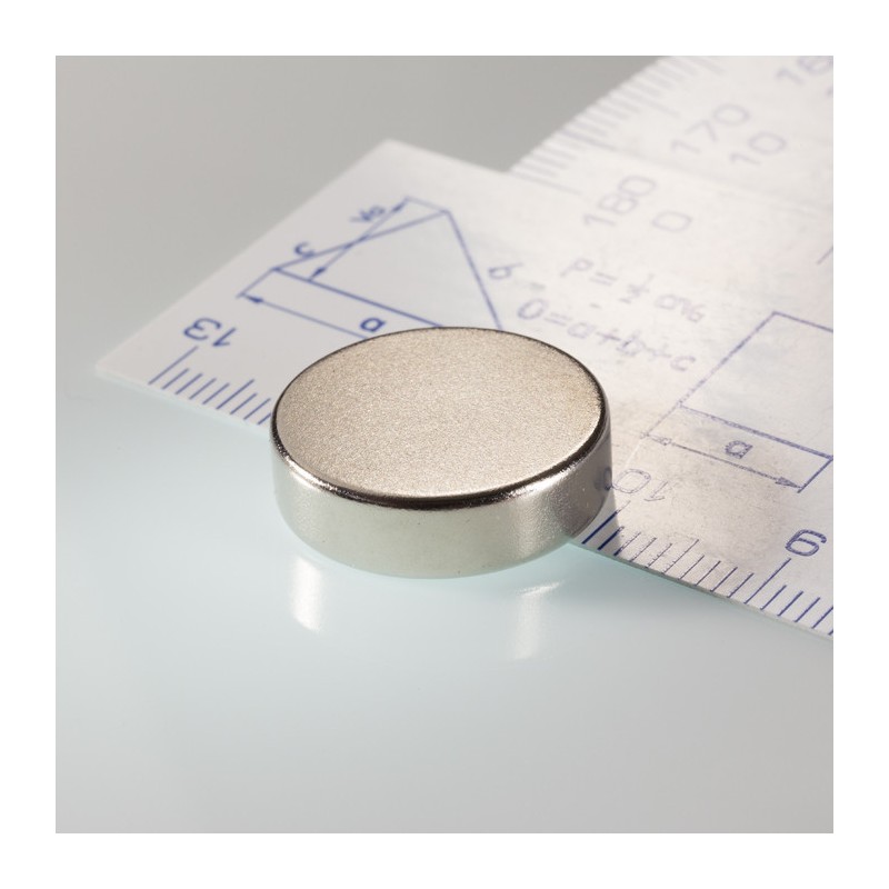 Magnet neodim cilindru cu diam.18x5 N 80 °C, VMM5-N38