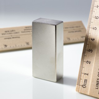 Magnet neodim bloc 55x25x15 N 80 °C, VMM4-N35