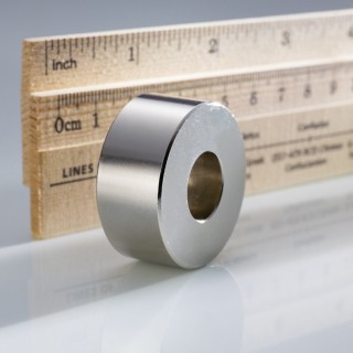 Magnet neodim inel cu diam.37,2x diam.15,2x16 N 80 °C, VMM5-N38