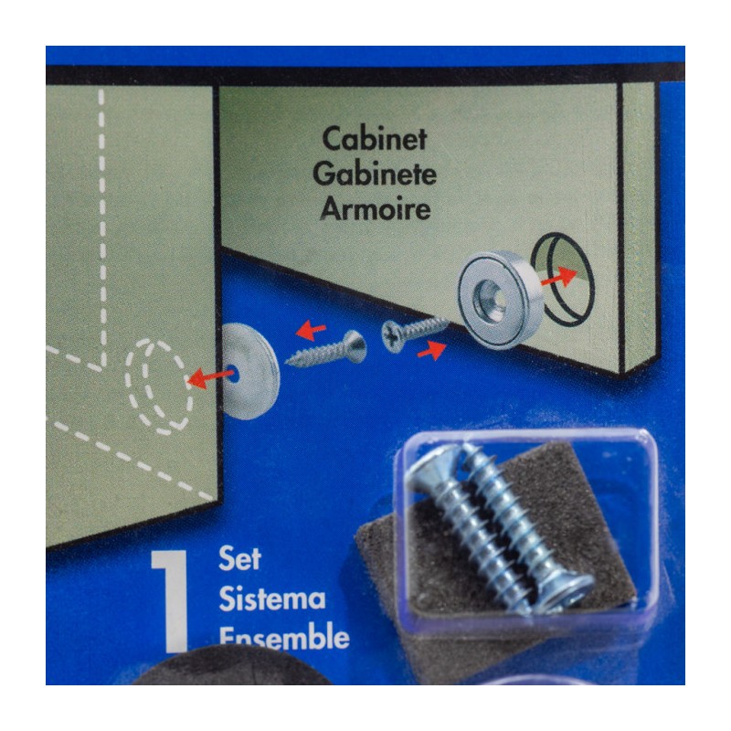 Magnet de prindere mobilier 28,7 x 6,8 mm