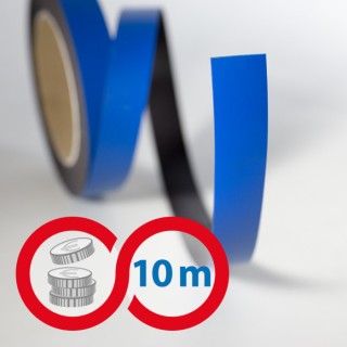 Bandă magnetică 20x0,6 mm albastră - lungime 10 m