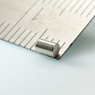 Magnet neodim cilindru cu diam.2x4 N 80°C, VMM8-N45