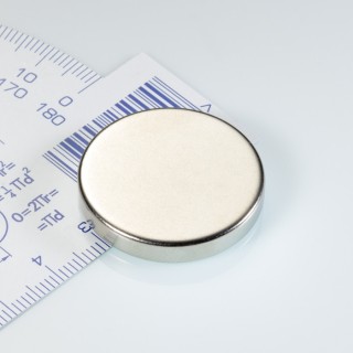 Magnet neodim cilindru cu diam.30x5 N 80 °C, VMM5 N38