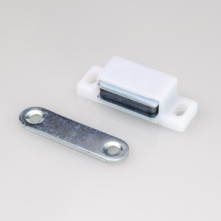 Magnet ușă mobilă dreptunghilar alb