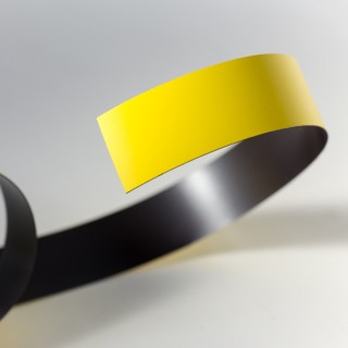 Bandă magnetică 30x0,6 mm galbenă