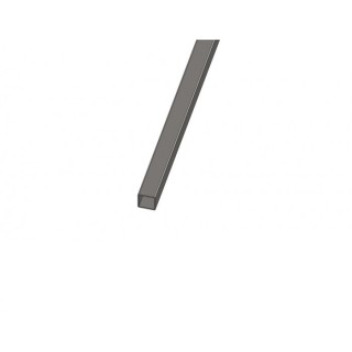 Țeavă inox 30x20x2 mm, lungime 1 m - 1.4301