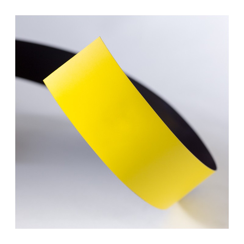 Bandă magnetică 50x0,6 mm galbenă