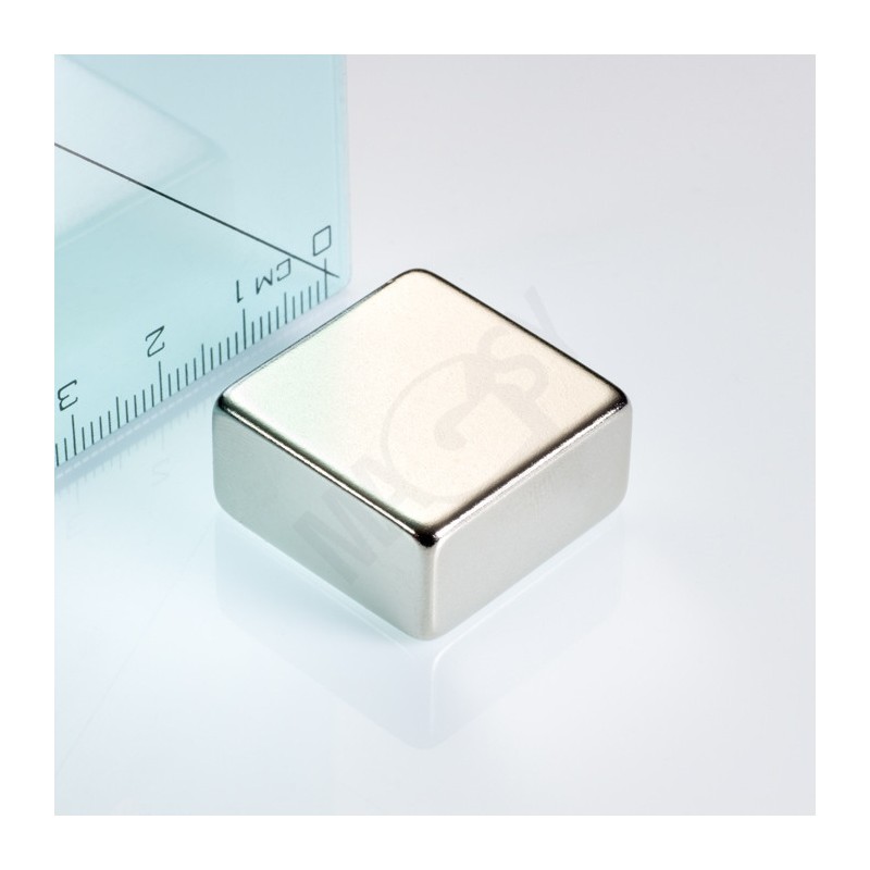 Magnet neodim bloc 25x25x13 N 80 °C, VMM6-N40
