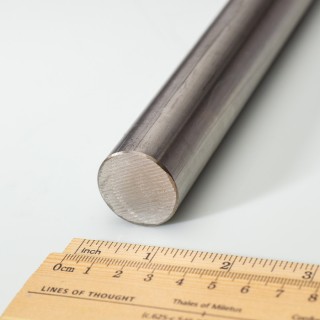 Bară plină inox diam. 28 mm, lungime 1 m - 1.4301