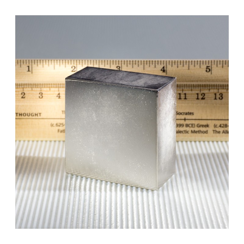 Magnet neodim bloc 50,8x50,8x25,4 N 80 °C, VMM6-N40
