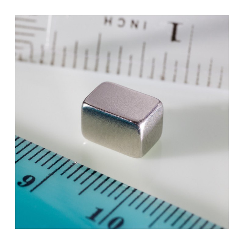 Magnet neodim bloc 9x6x6 N 80 °C, VMM4-N35