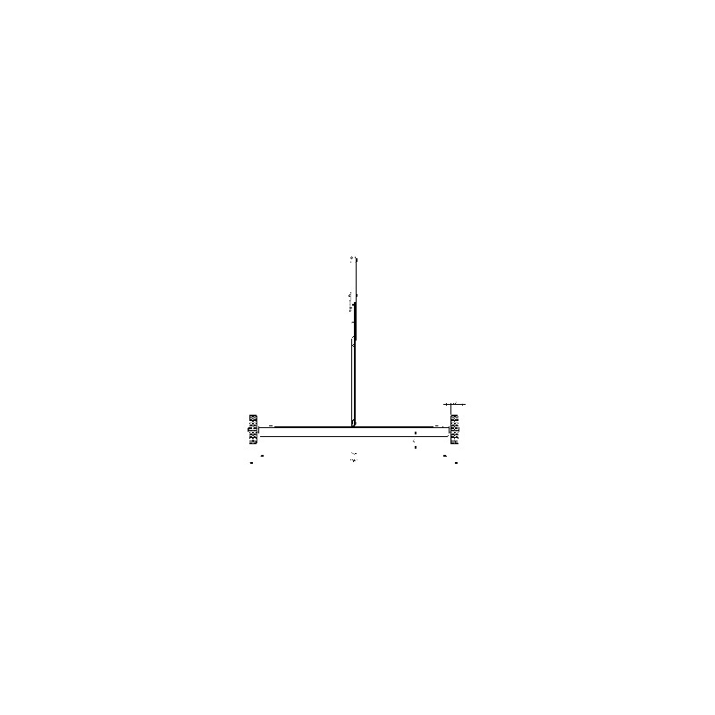 Mătură magnetică, execuție UP, lățime 90 cm, magnet de ferită