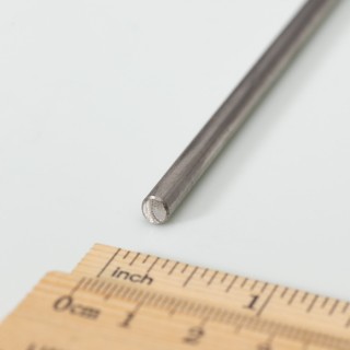 Bară plină inox diam. 5 mm, lungime 1 m - 1.4301
