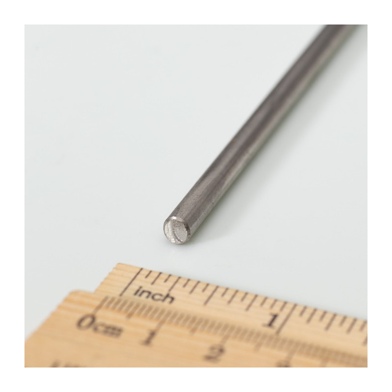 Bară plină inox diam. 5 mm, lungime 1 m - 1.4301