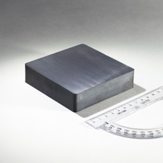 Magnet ferită bloc 100x100x25