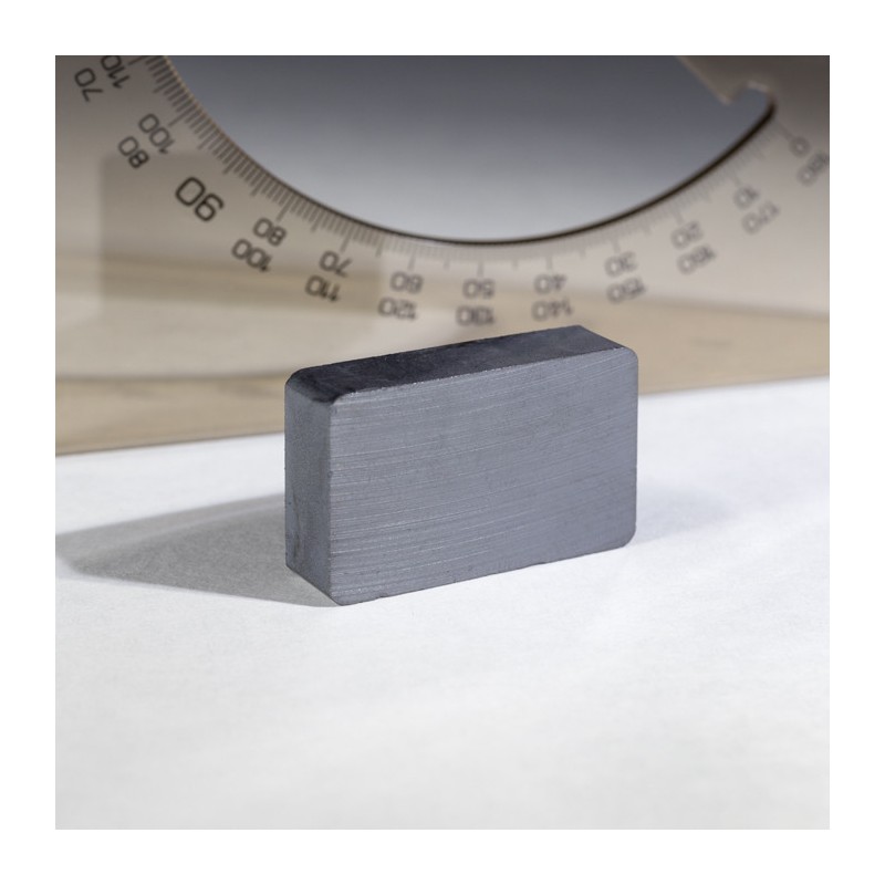 Magnet ferită bloc 40x25x10