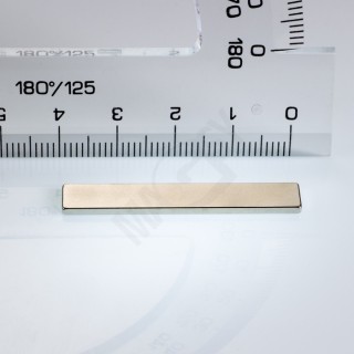 Magnet neodim bloc 40x7x1,5 N 180 °C, VMM7UH-N42H