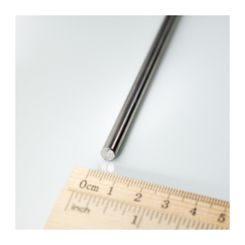 Oţel inoxidabil 1.4301 – rotund diam. de 6 mm, lungime de 1 m