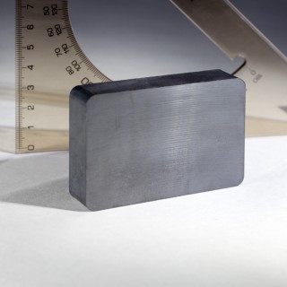 Magnet ferită bloc 75x50x15