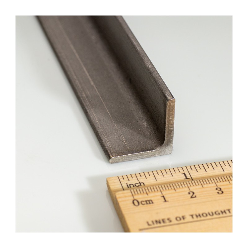 Profil L inox 25x25x3 mm, lungime 1 m - 1.4301