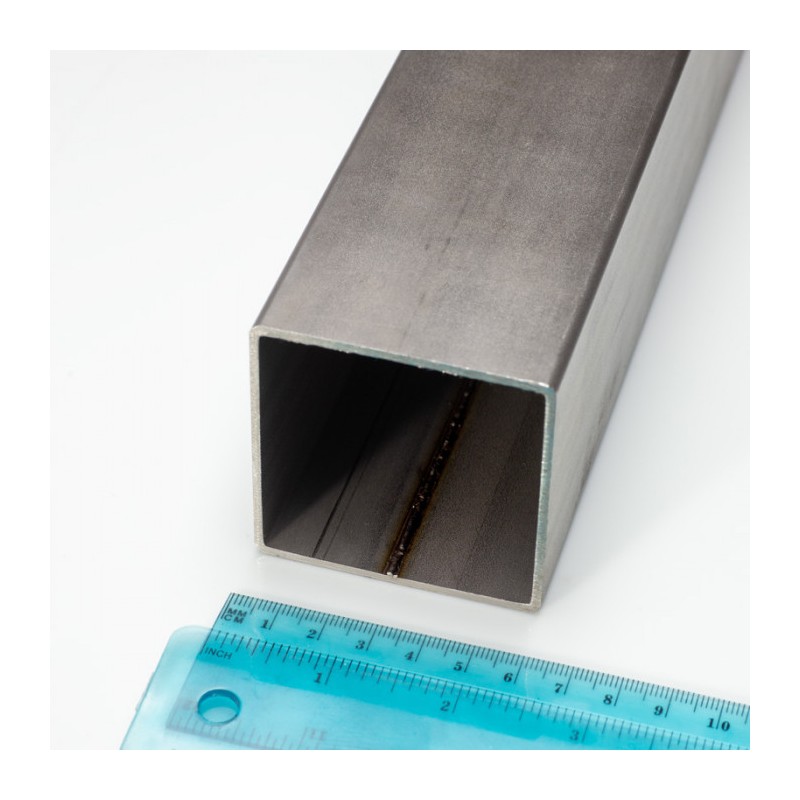 Țeavă inox 60x60x2 mm, lungime 1 m - 1.4301