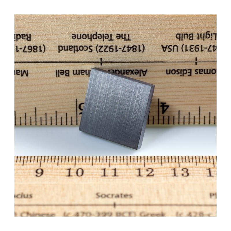 Magnet ferită bloc 20x20x3