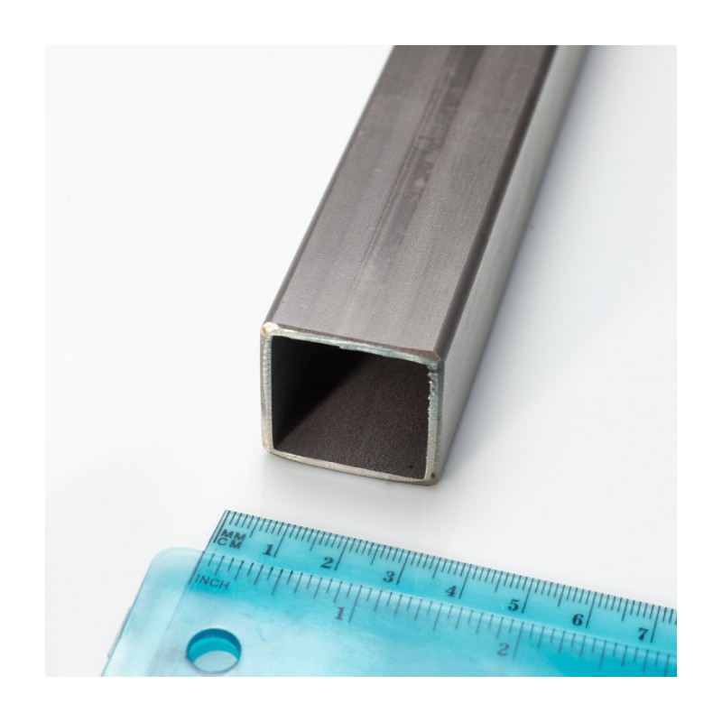 Țeavă inox 30x30x2 mm, lungime 1 m - 1.4301