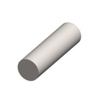 Bară plină rotundă inox diam. 60 mm, lungime 0,5 m- trasă la rece - 1.4301