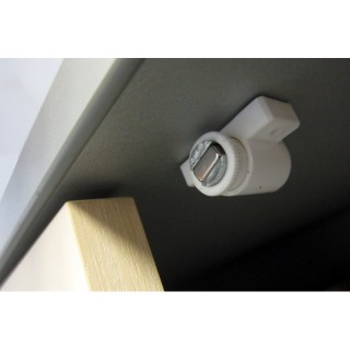 Magnet mobilier reglabil cu magnet de neodim, alb