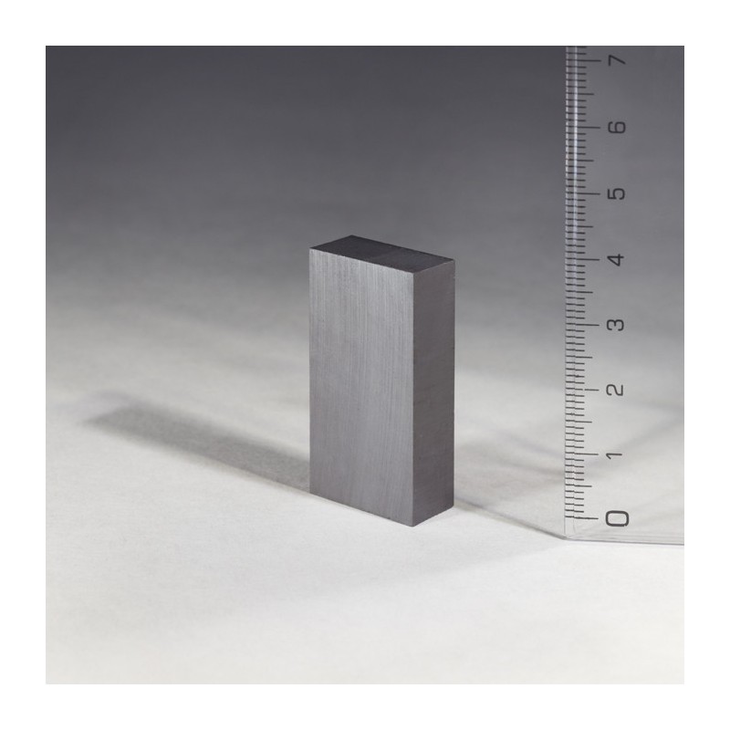 Magnet ferită bloc 40x20x10