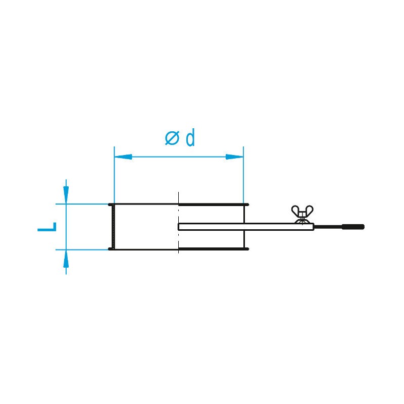 Închizător manual de tip chepeng JACOB DN 150